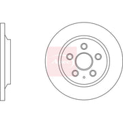 Apec 2 x Solid Rear Brake Discs DSK3010
