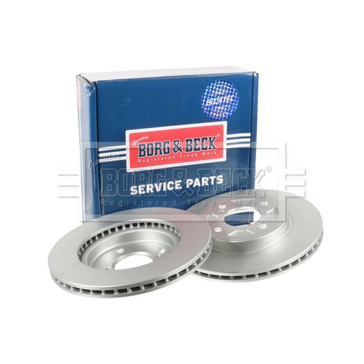 Borg & Beck 2 x Vented Front Brake Discs BBD5520
