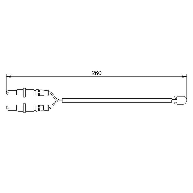 Bosch Brake Pad Wear Sensor Front 1 987 474 975