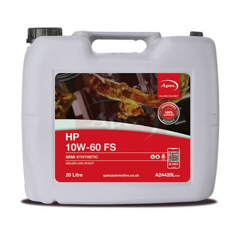 Apec Engine Oil 20L A3/B4 SN/CF 10W-60 A24420L