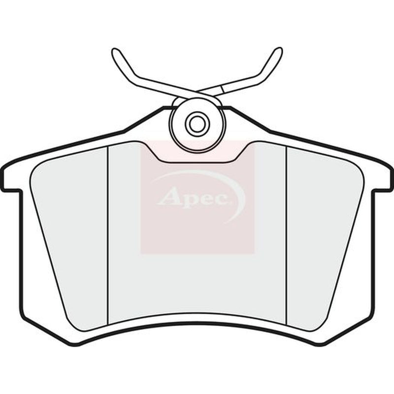Apec Rear Brake Pad Set PAD1190