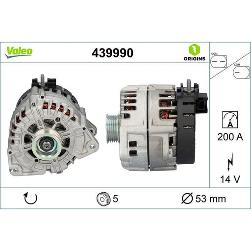 Valeo Car Alternator 12V 439990