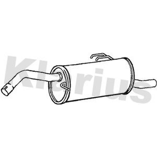 Klarius Box With Tail Pipe Rear CL303L