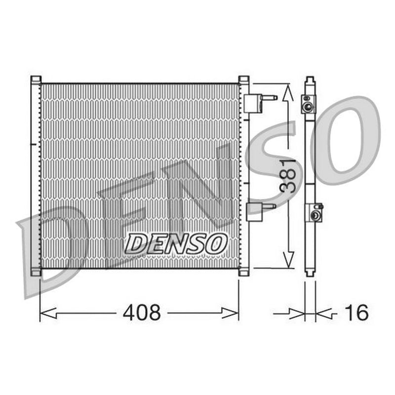 Denso Air Conditioning Condenser DCN10019