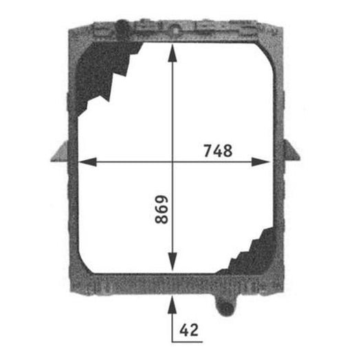 Mahle Engine Radiator CR 687 000P