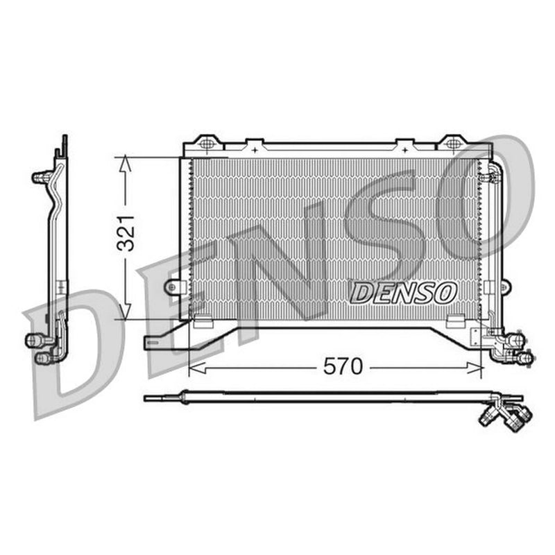 Denso Air Conditioning Condenser DCN17020