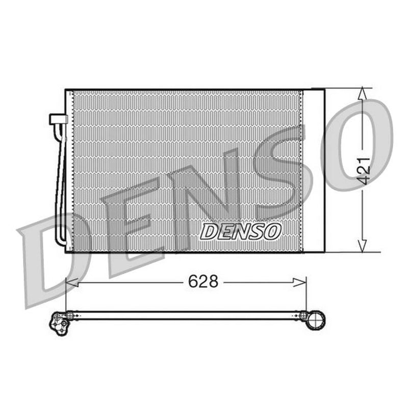 Denso Air Conditioning Condenser DCN05018