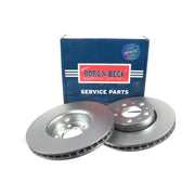 Borg & Beck 2 x Vented Front Brake Discs BBD4179