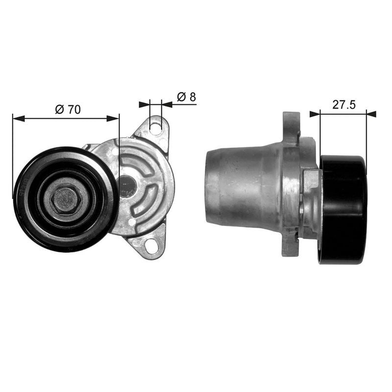 Gates Auxiliary Belt Tensioner T38454