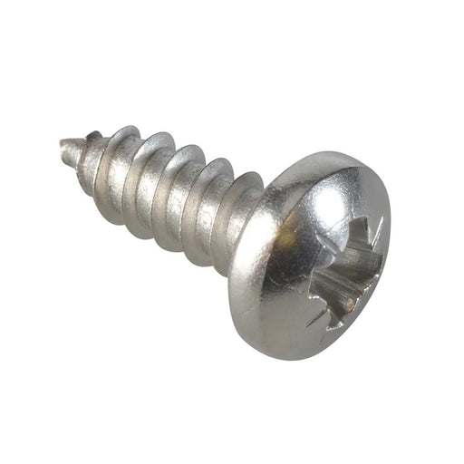 ForgeFix Self-Tapping Screw Pozi Compatible Pan Head SS 1.1/2in x 10 ForgePack