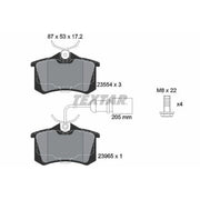 Textar Rear Brake Pad Set 2355403