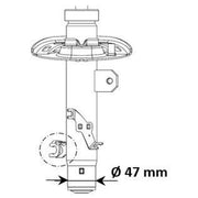 KYB Shock Absorber Damper Strut Front Right 3338012