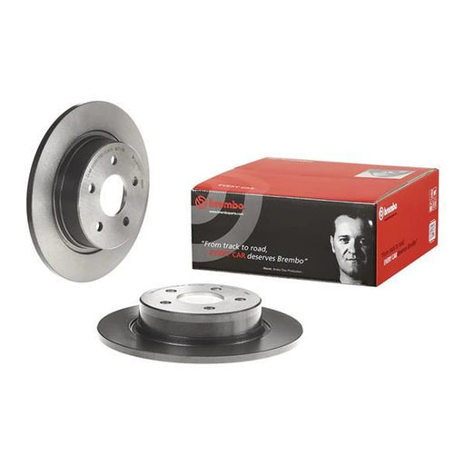 Brembo 2 x Solid Rear Brake Discs 08.B601.11