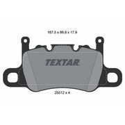 Textar Rear Brake Pad Set 2551203