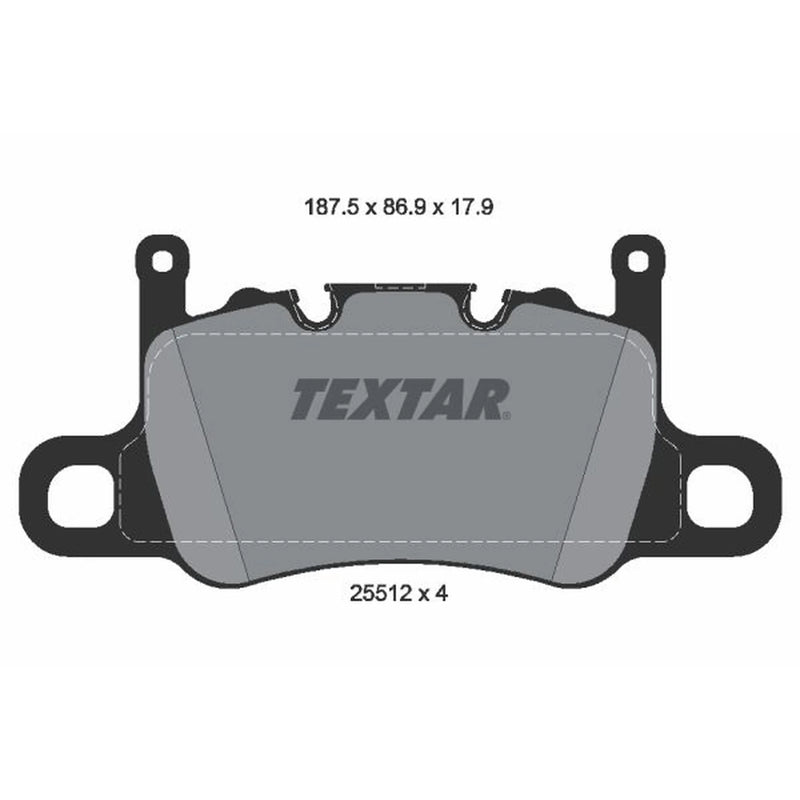 Textar Rear Brake Pad Set 2551203