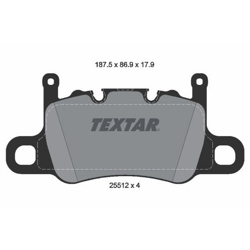 Textar Rear Brake Pad Set 2551203