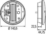 Hella 2SD 344 100-007 Tail Light Assembly