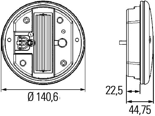 Hella 2SD 344 100-001 Tail Light Assembly