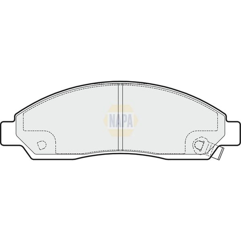 NAPA Front Brake Pad Set NBP1758