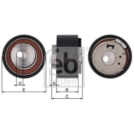 Febi Timing Belt Tensioner Pulley OD ID Wide 17769