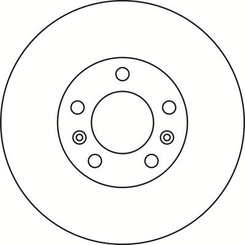 Abtex 2 x Vented Front Brake Discs BD2019V