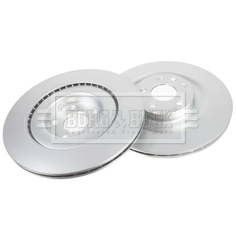 Borg & Beck 2 x Vented Rear Brake Discs BBD5531