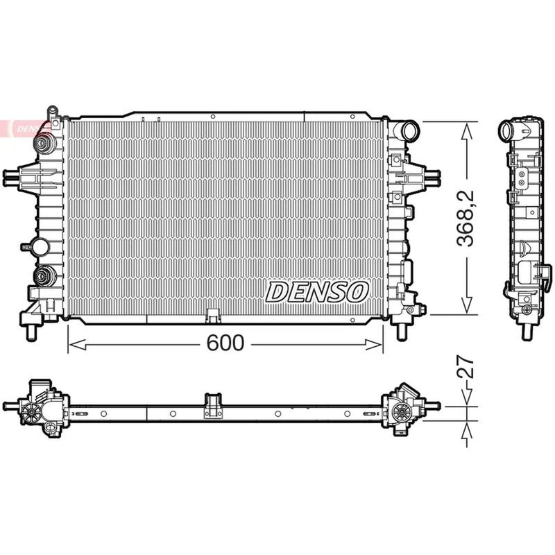 Denso Engine Radiator DRM20129