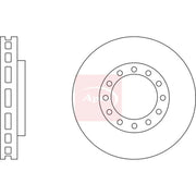 Apec 2 x Vented Brake Discs DSK2940