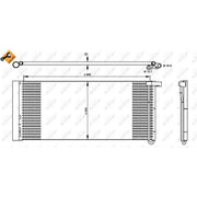 NRF Air Conditioning Condenser 350331