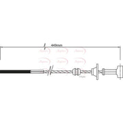 Apec Handbrake Cable Front CAB1463