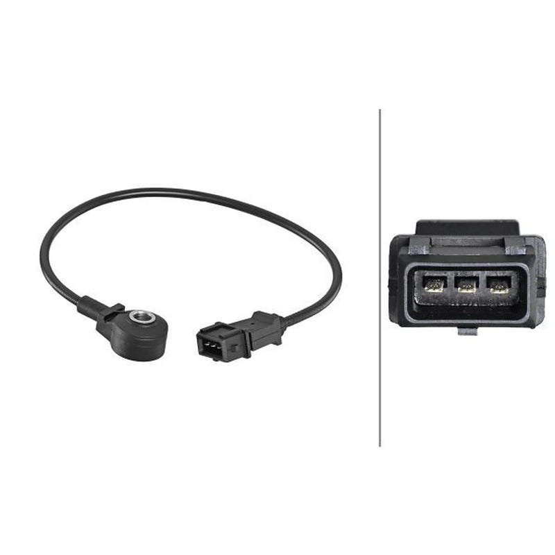 Hella Engine Knock Sensor Right 6PG 013 114-451