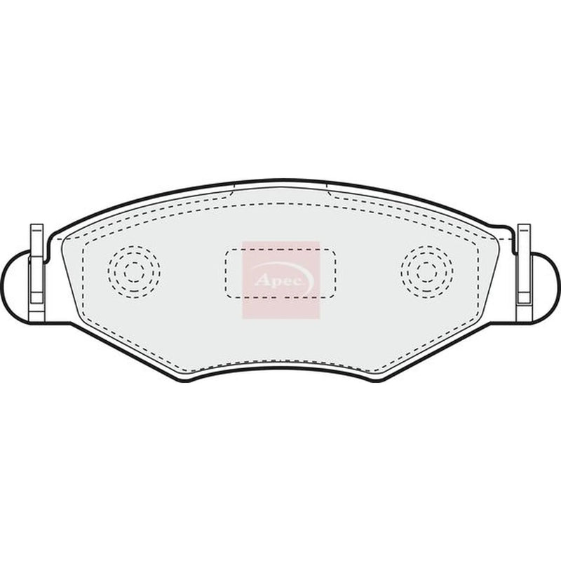 Apec Front Brake Pad Set PAD1213