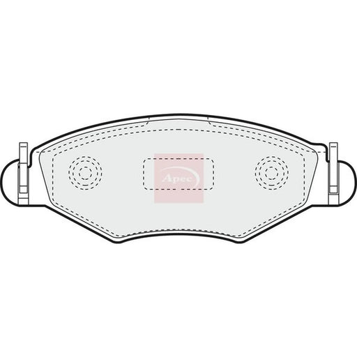 Apec Front Brake Pad Set PAD1213