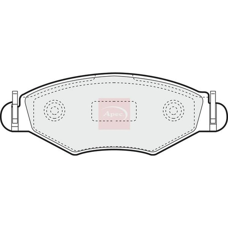 Apec Front Brake Pad Set PAD1213