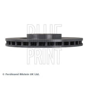 Blue Print 2 x Internally Vented Front Brake Discs ADA104364