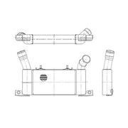 NRF Intercooler (Charge Air Cooler) 309098
