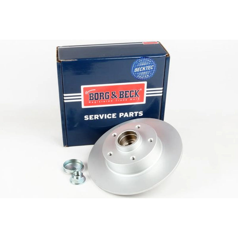 Borg & Beck 2 x Solid Rear Brake Discs BBD6150S