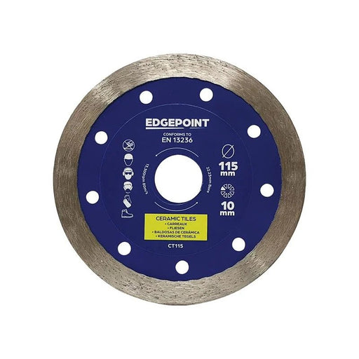EdgePoint CT115 Tile Cutting Diamond Blade 115mm - EDGDBCT115