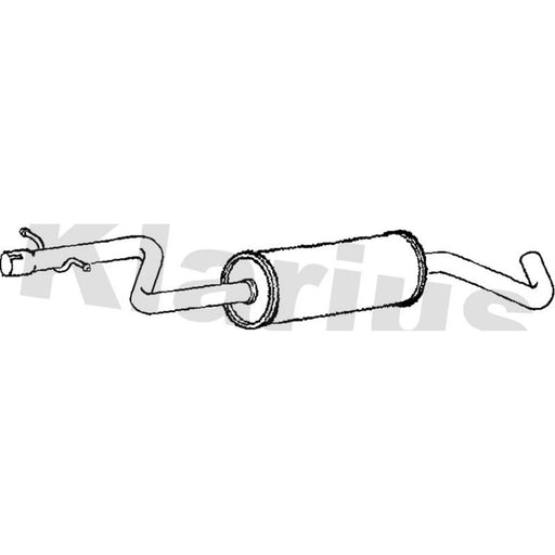 Klarius Box With Centre Pipe Centre VW612K