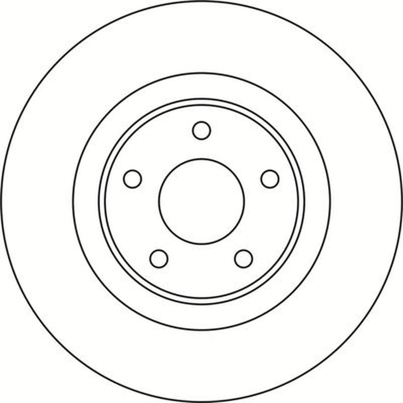 Abtex 2 x Vented Front Brake Discs BD2031V