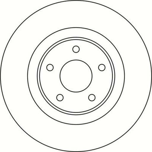 Abtex 2 x Vented Front Brake Discs BD2031V