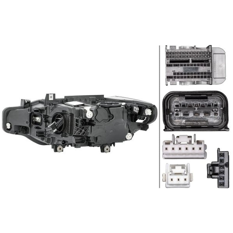 Hella Headlight Headlamp LED Right 1EX 012 102-921