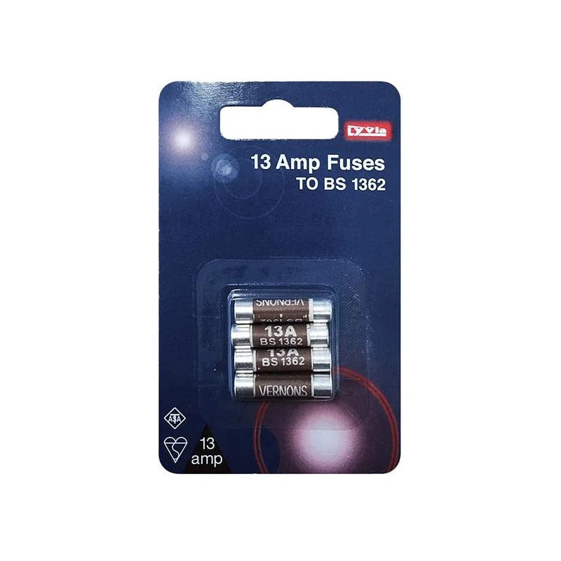 Dencon BS1362 Fuses 13 Amp x 4 1013 - 1013
