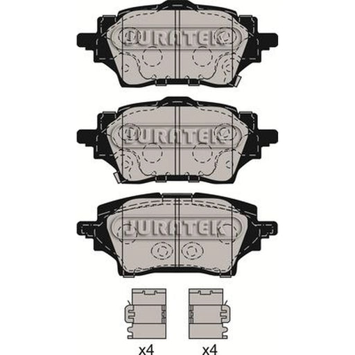Juratek Rear Brake Pad Set JCP4038
