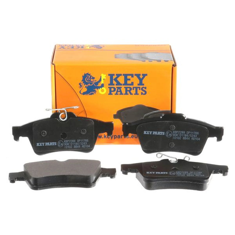 Key Parts 4 x Rear Brake Pad Set KBP2288