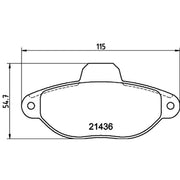 DON Front Brake Pad Set PCP1014