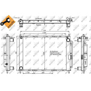 NRF Air Conditioning Condenser 35886