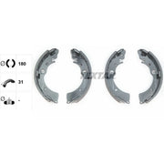 Textar Brake Shoe Set Axle Kit 91048700