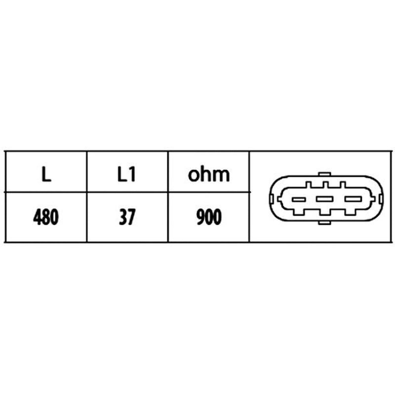 Hella Crankshaft Position Sensor 6PU 009 146-461