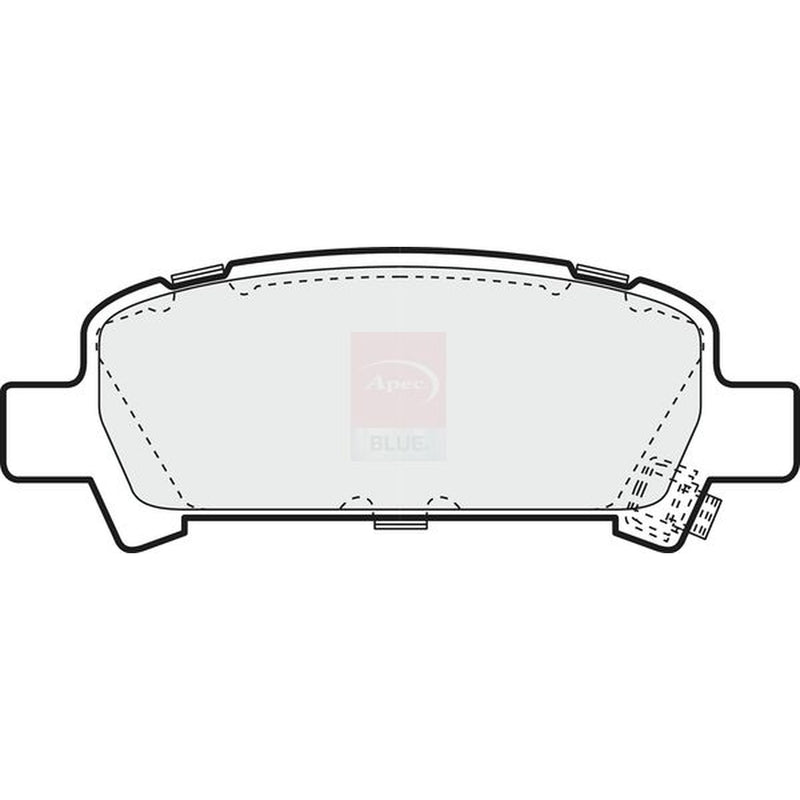 Apec Rear Brake Pad Set PD3137